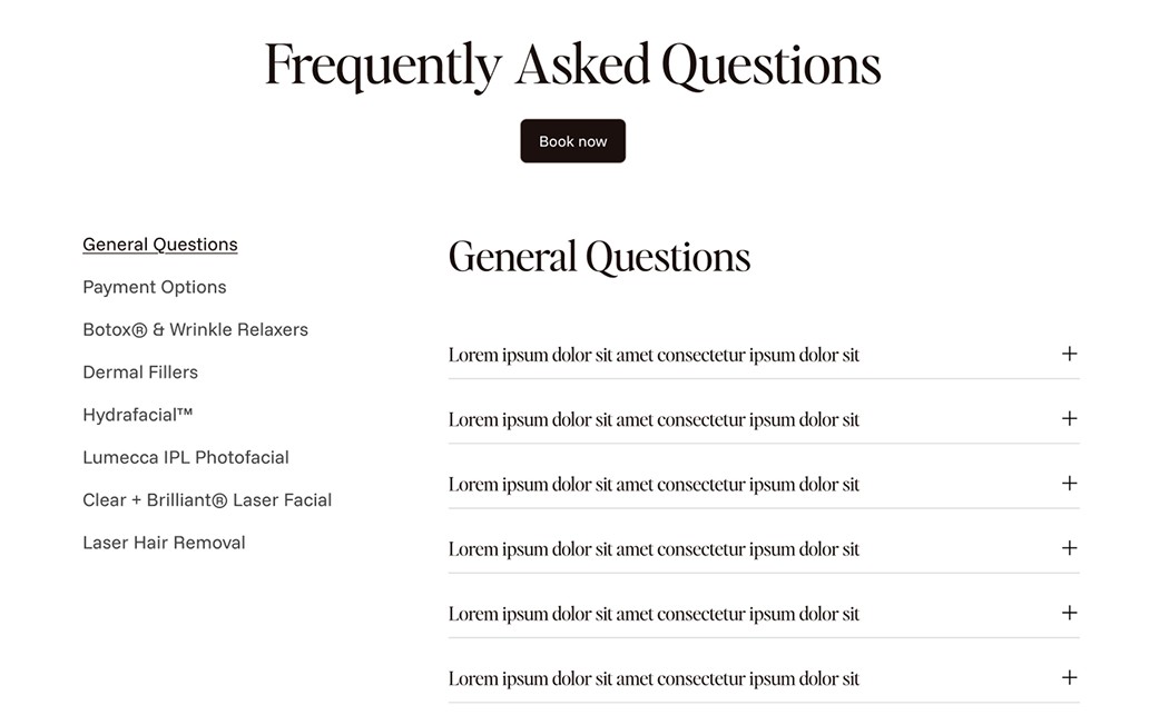 Big FAQ Section 