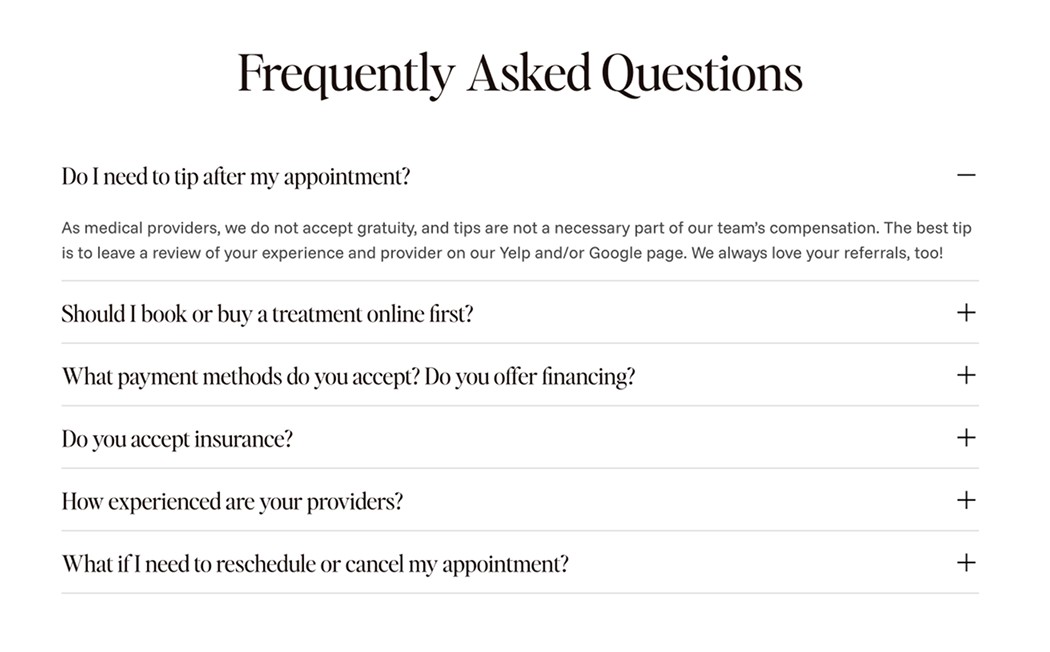 Big FAQ Section v2