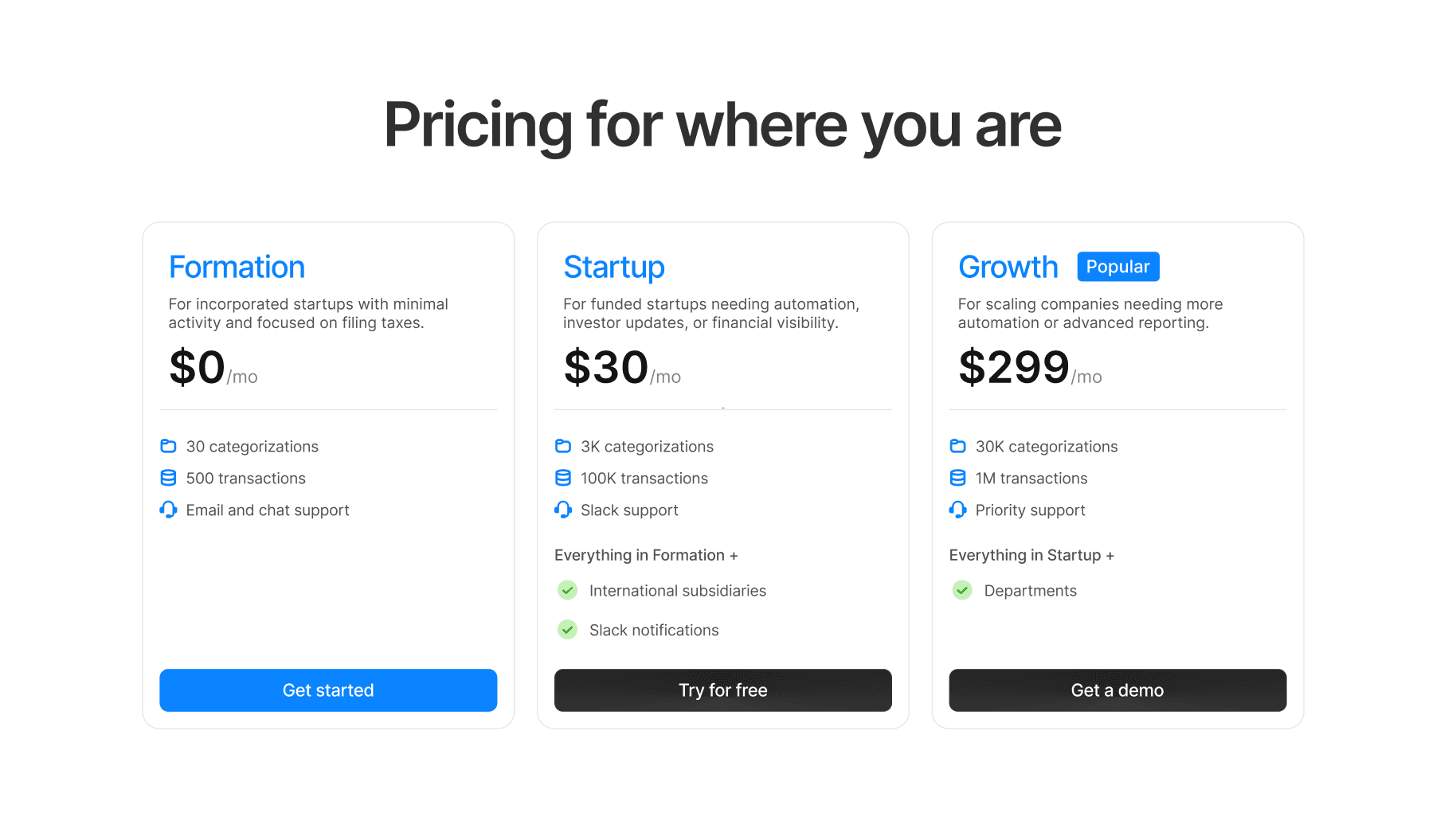 Mini Pricing Landing Figma Section