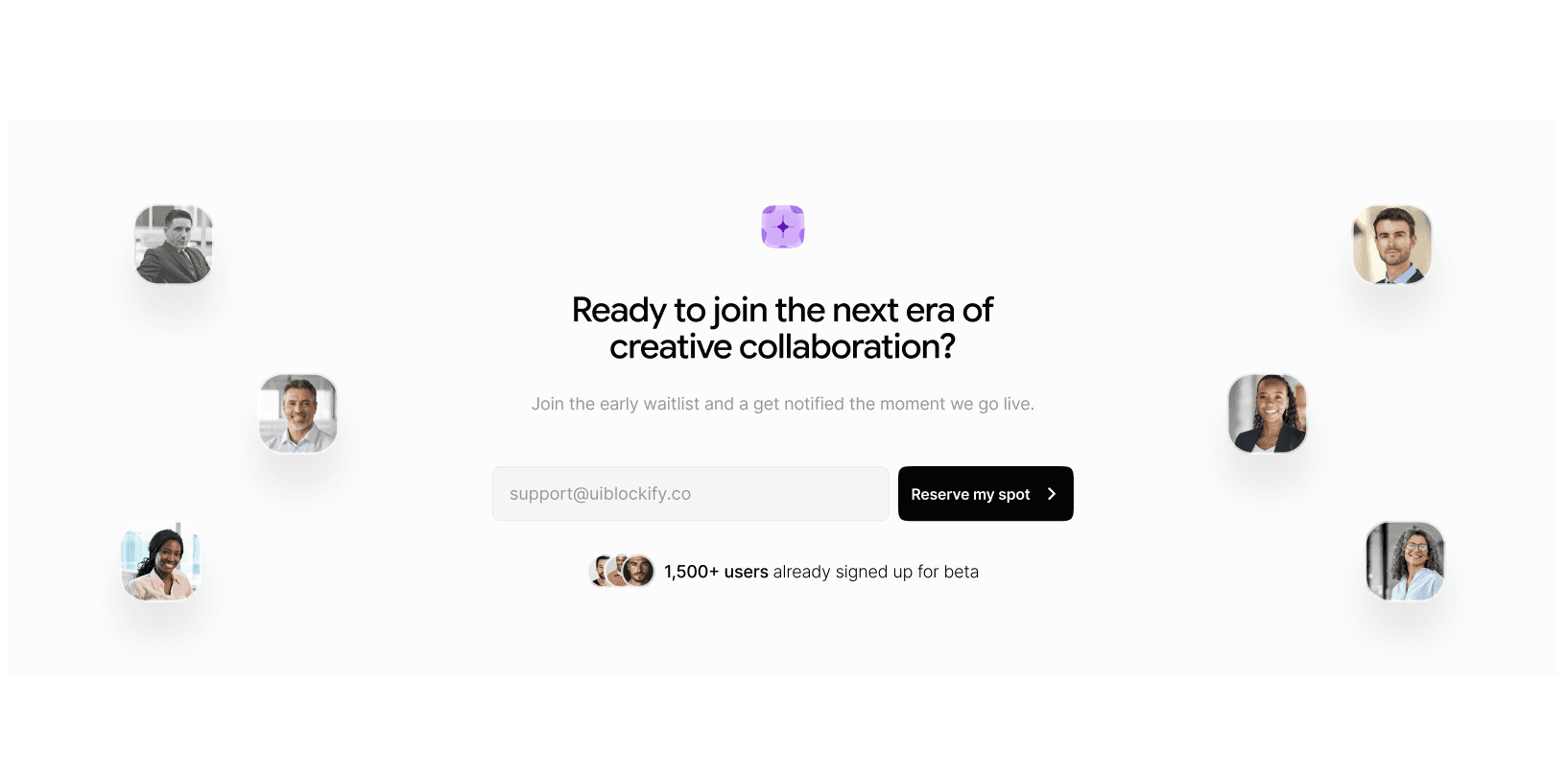 Minimal CTA Section Figma