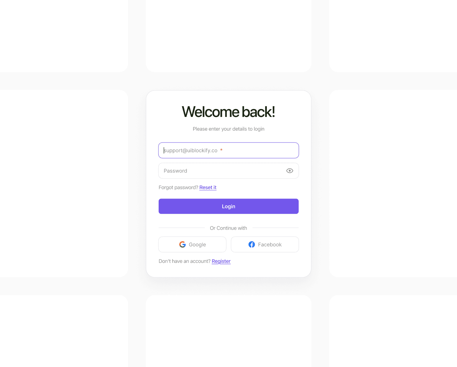 modal form